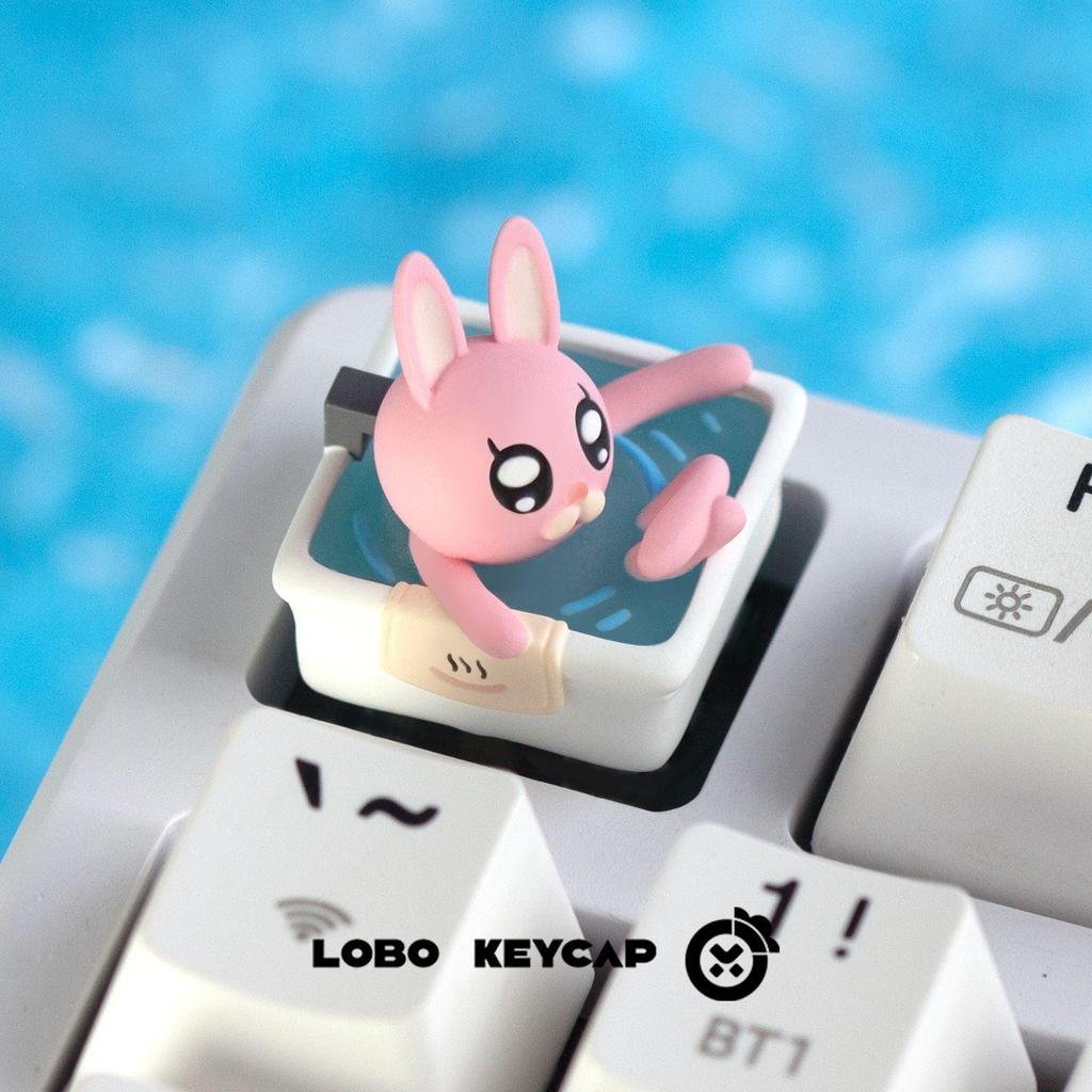 Siam Li Pu Cute Translucent Resin ESC Keycap - Creative Personalized Mechanical Keyboard Gift
