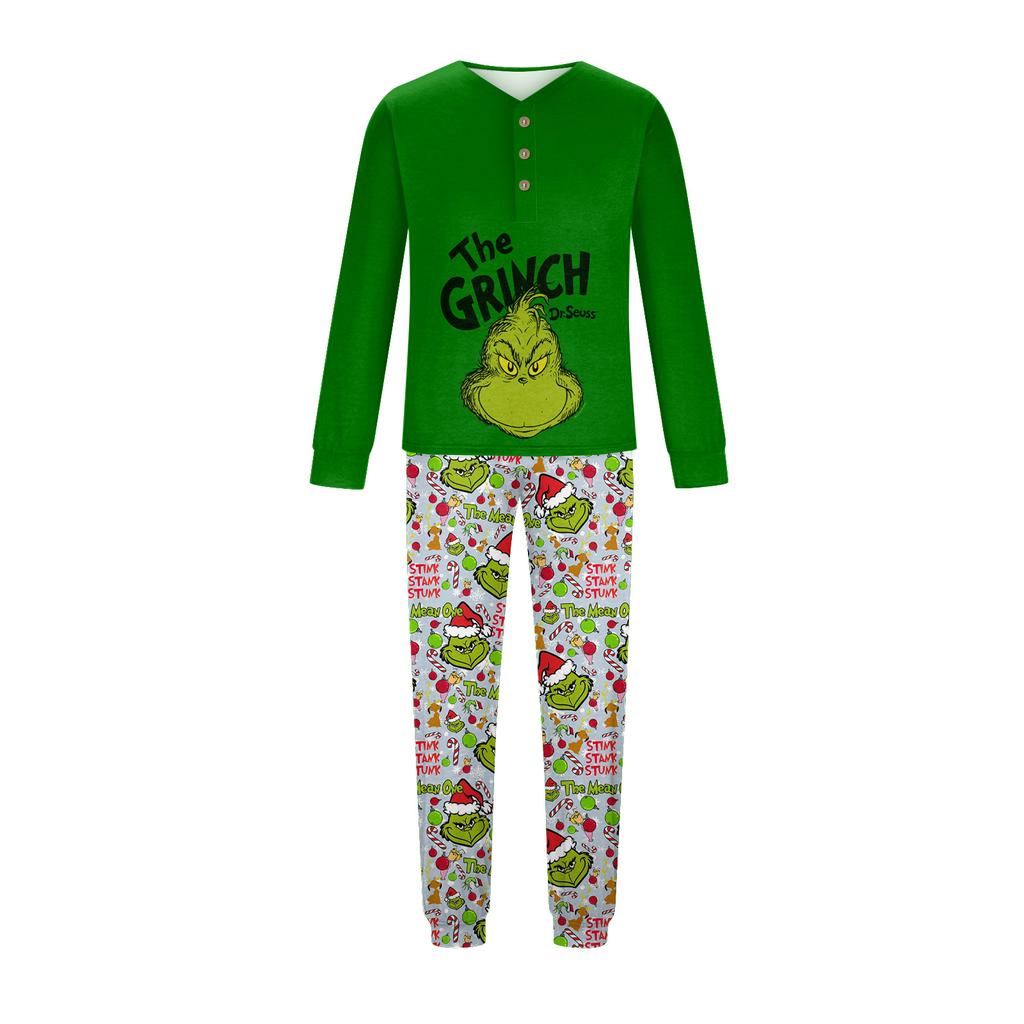 Комплект из топа и брюк с рождественскими принтами для всей семьи Одинаковые комплекты для всей семьи