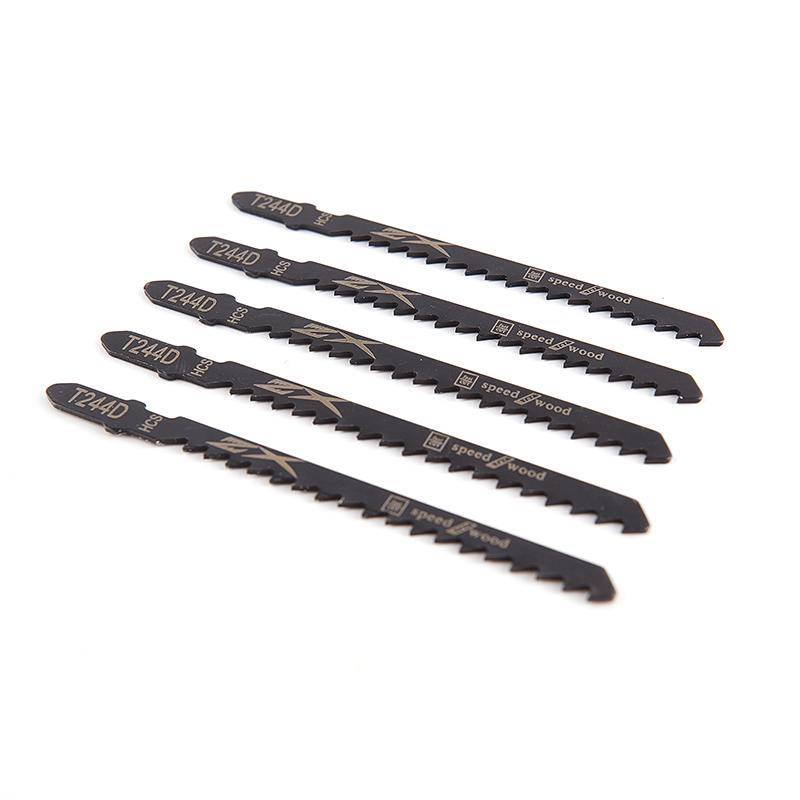 5Pcs/Set Hcs 6T Jig Saw Blades T244D/T344D For Fast Cutting Straight Cutting