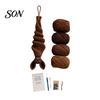 Halloween Party Hanging Decor Bat Wind Spinner Crochet Kit, DIY Spiral Craft Easy Knit Set Decoration Crafting Kit for Adults, Handmade Gift