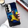 Blue Yellow Ukrainian Girl Plating Phone Case For Samsung A17 A07 A37 A57 A16 A56 A15 A55 A14 A54 A13 A53 A26 A36 A25 A35 A24 A3