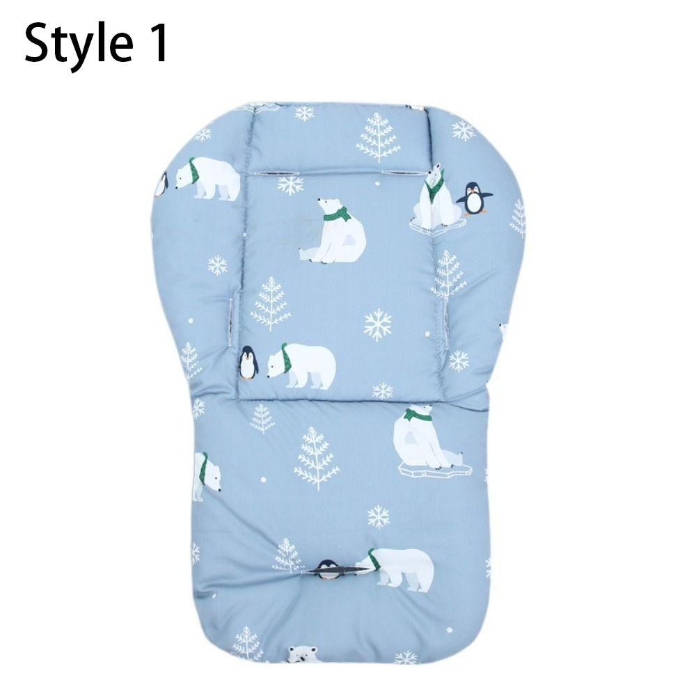 1Pcs Cartoon Pattern Stroller Cushion Pram Buggy Carriages General Mat Baby Stroller Seat Pad