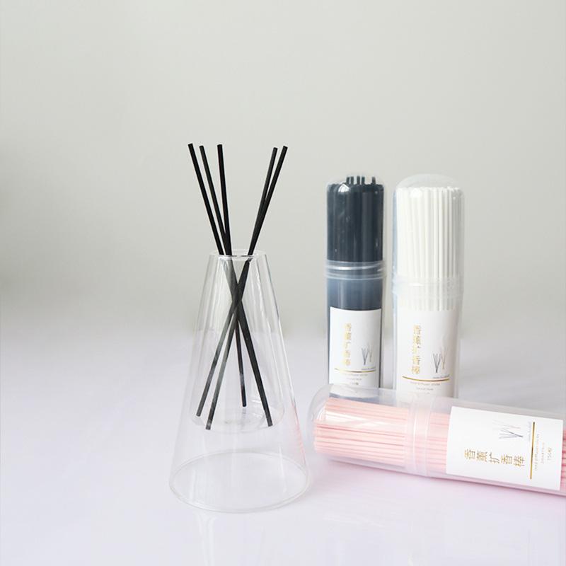 Простая двойная стеклянная бутылка для ароматерапии, домашний летучий аромат ротангового цветка, декоративные украшения, пустая бутылка