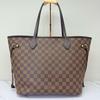[Pre-Owned] Neverfull Mm Checkered Coated Canvas With Leather Trim Tote Bag - Excellent #138KOQW