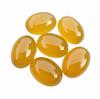 Натуральные кабошоны из мангового халцедона - Овальные камни с плоской задней стороной для изготовления ювелирных изделий