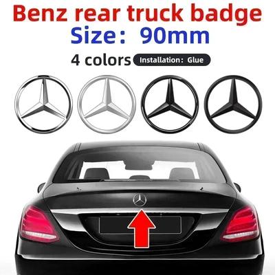 C200 Новый автомобиль Для Mercedes Benz AMG 3D ABS серебристый/Черный 9см 90мм задний значок-эмблема на багажник автомобиля Наклейки Для Mercedes Ben