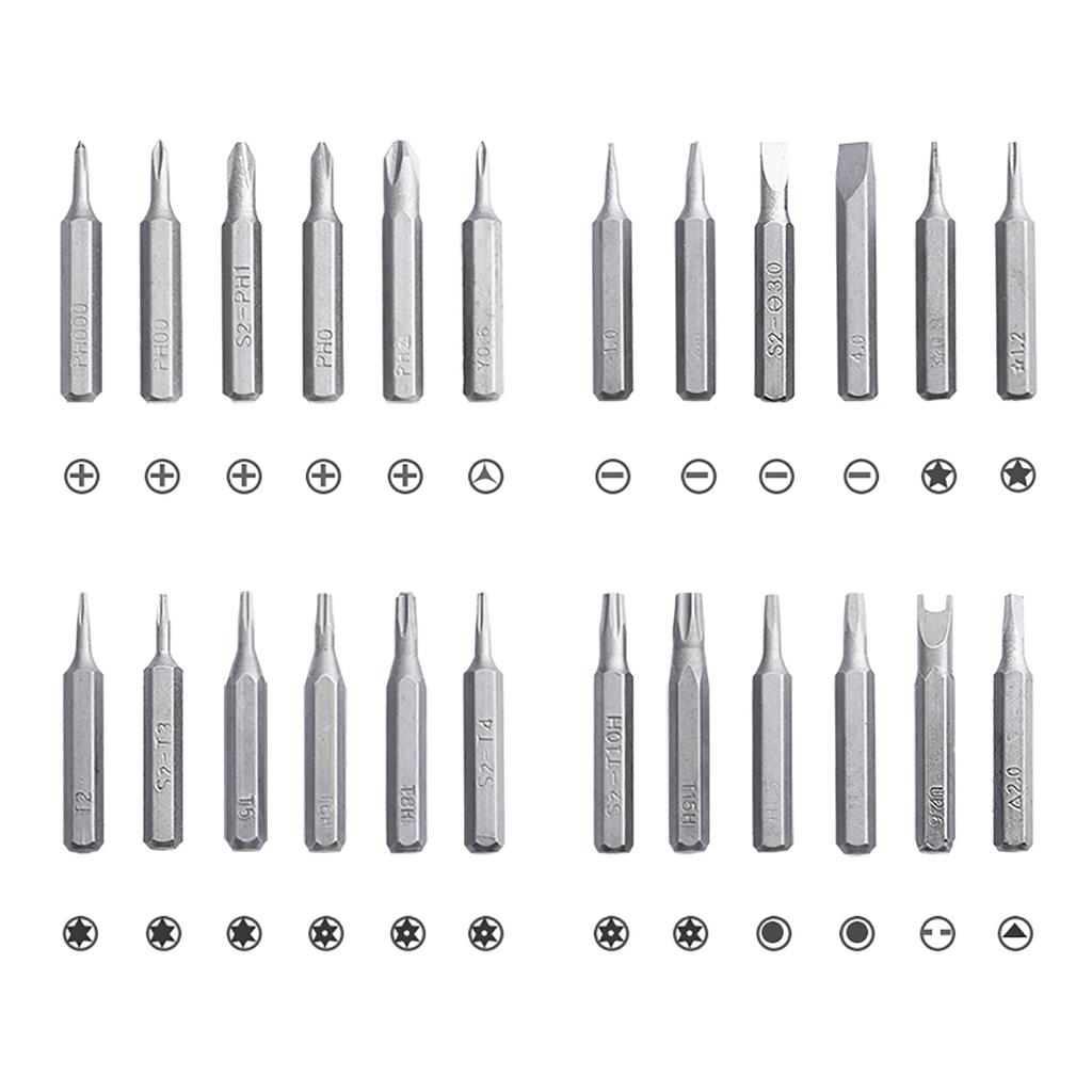 24 in 1 Precision Screwdriver Set Mini Screwdriver Electronic Repair Tool Kit for Mini 4 Pro/Mini 3 Pro Drones