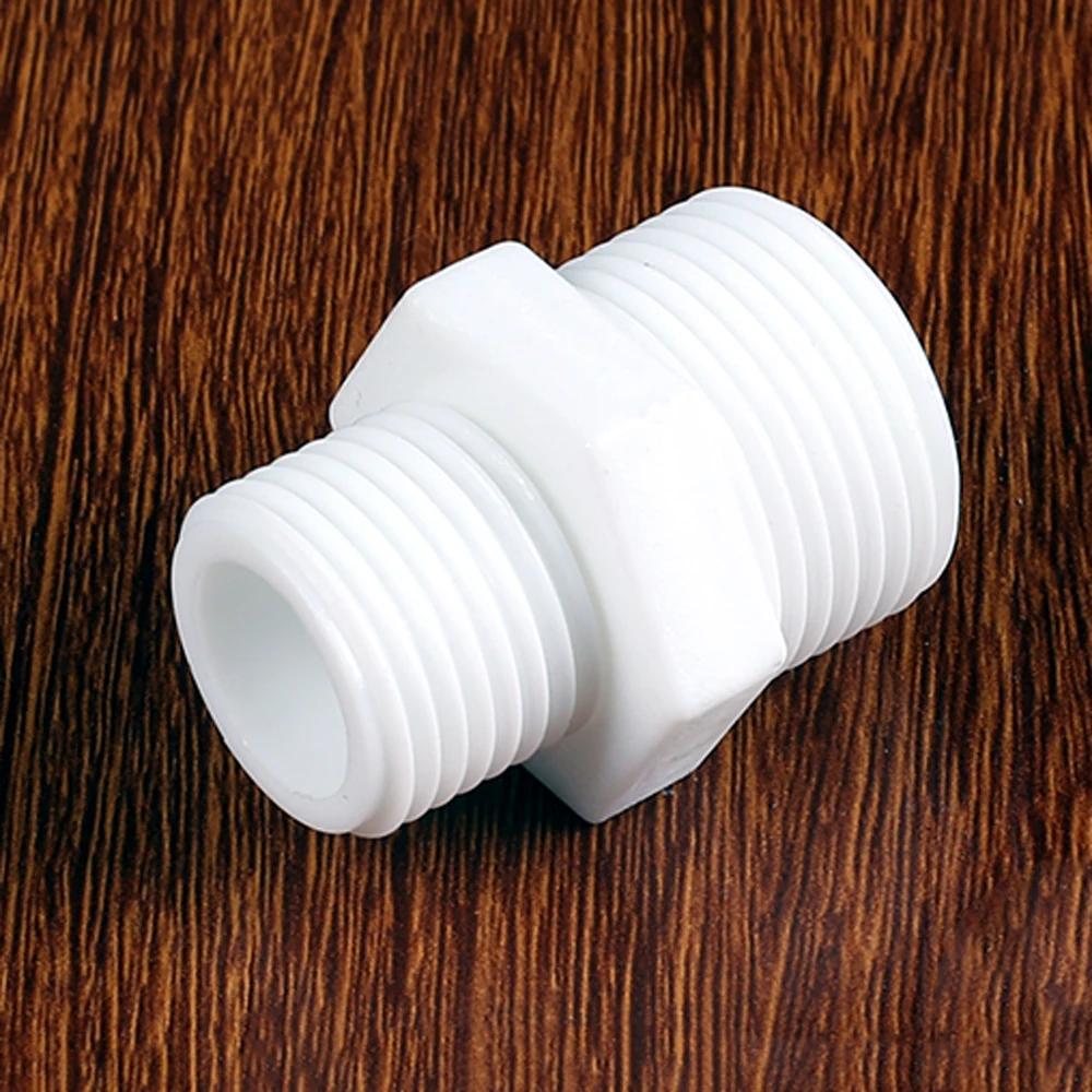 1/4" 1/2" 3/4" 1" BSPP Прямой пластиковый фитинг-соединитель с наружной резьбой для системы обратного осмоса RO и фильтров в корпусе