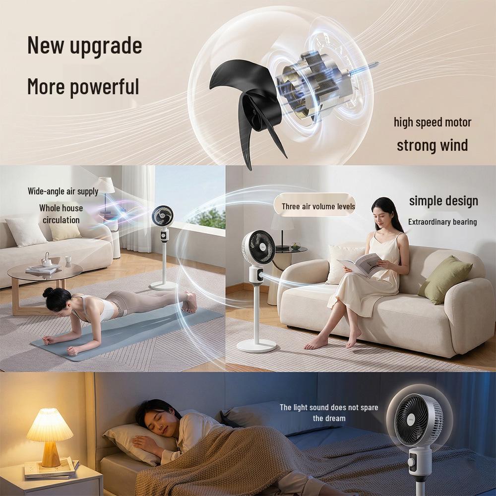 Бесшумный настольно-напольный oscillating fan Yangzi для дома и офиса