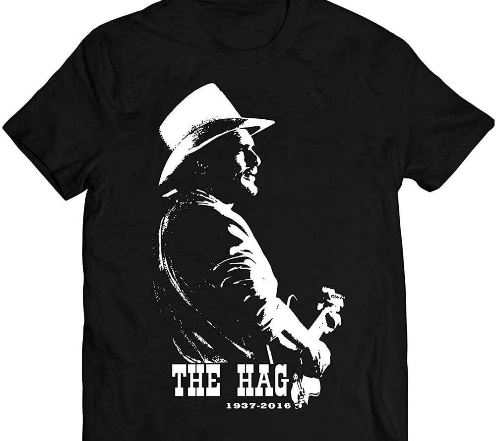 Merle Haggard The Hag Men Tshirt Black Unisex S to 5XL X192 Unisex T-Shirt
