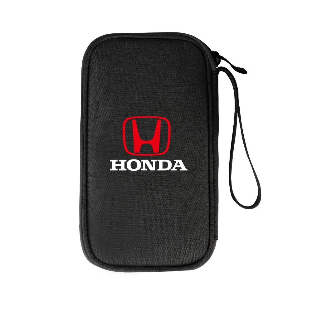 AQW1 Car Digital Supplies Storage Bag Key USB Cable Earphone Organizer Box For Honda Civic Accord Hrv Jazz CR-Z Element Insight MDX