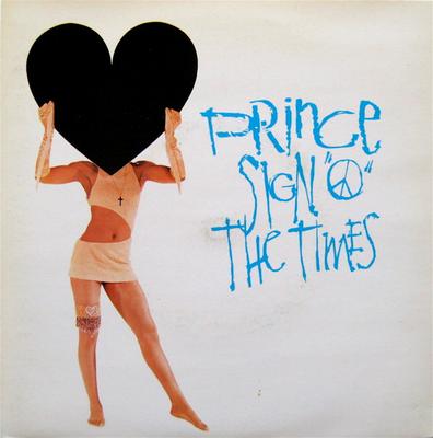 7-дюймовая пластинка ПРИНС - Sign "O" The Times W8399 PAISLEY PARK 1987 UK Рок Б/У