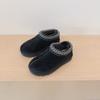 Winter Kids Genuine Cow Leather Snow Boots New Design Toddler Fur Slippers Classic Ultra Mini Girls Boy Baby Low-top Warm Shoes