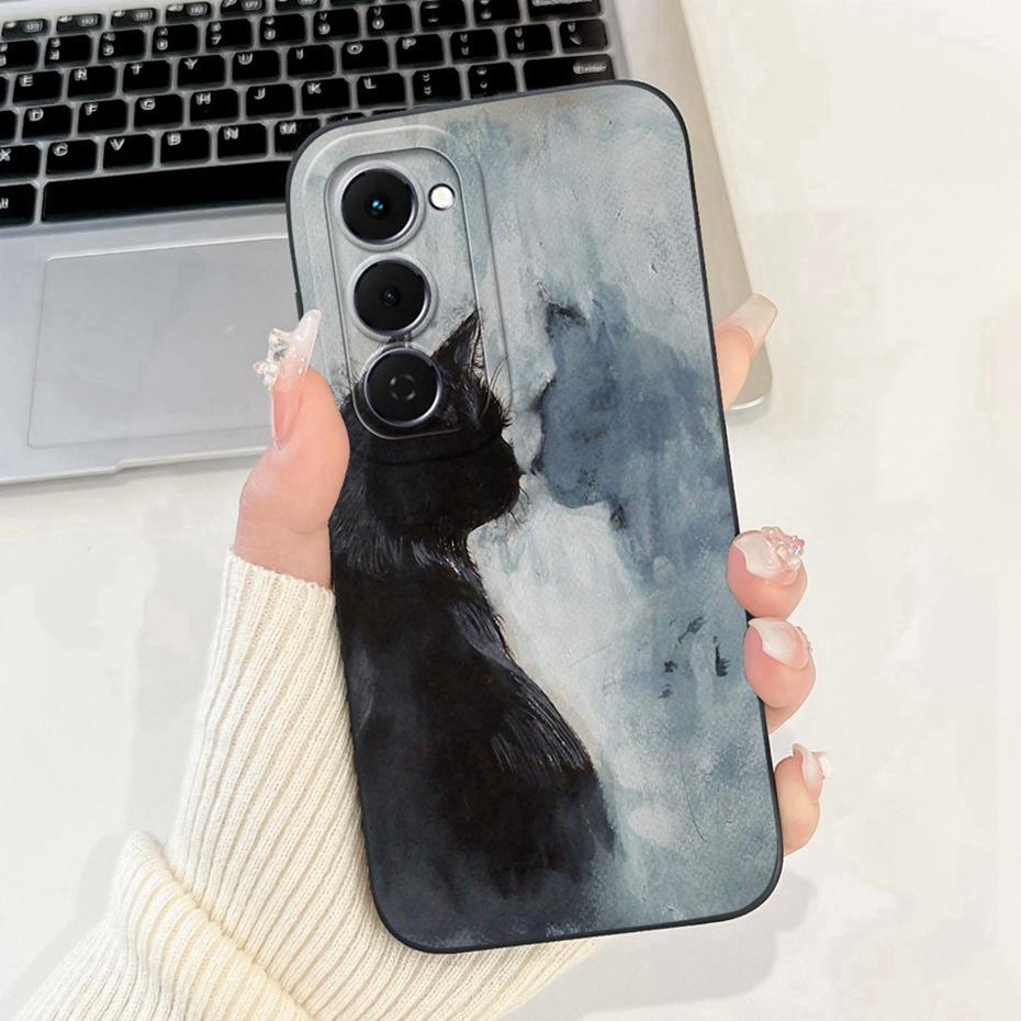 Красивый Цветочный Чехол Для Телефона Tecno Spark 40 Pro Plus Мягкий Силиконовый Ударопрочный Чехол Для Tecno Spark 40 Pro+ 40Pro Бамперы