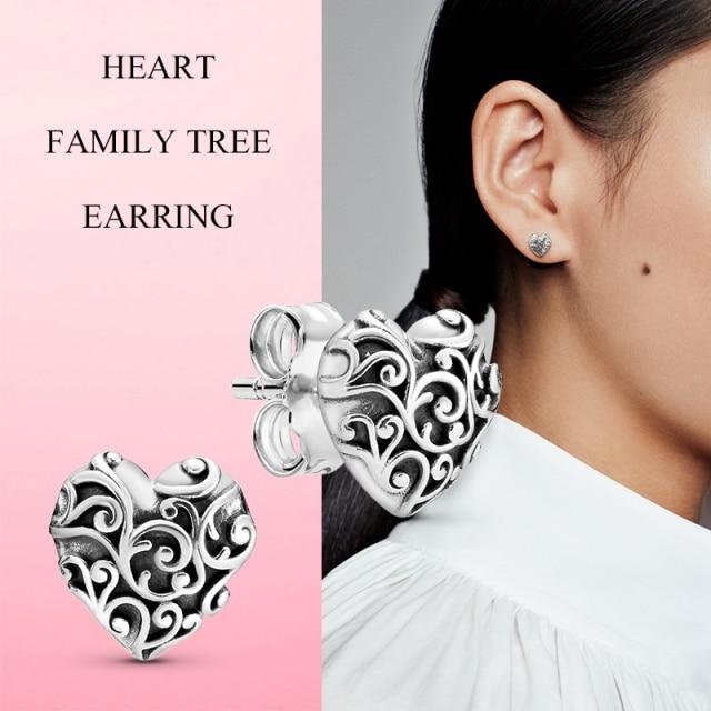 925 Серебряные серьги-гвоздики Женские модные серьги-гвоздики Ювелирные изделия