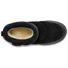 UGG Classic Mini Suede Warm Thick Sole Velcro Short Snow Boots Women Boots Black 1143932-BLK