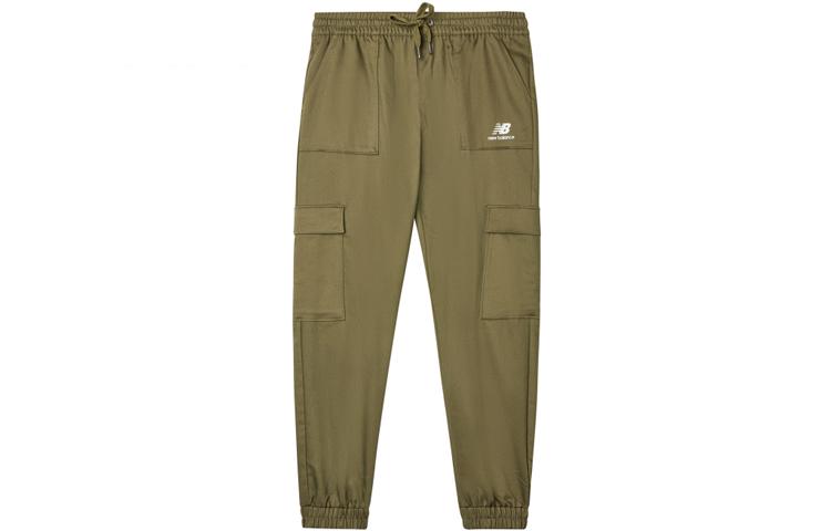 New Balance Женские брюки-карго Зеленые Умеренные брюки-карго AWP03392-OV