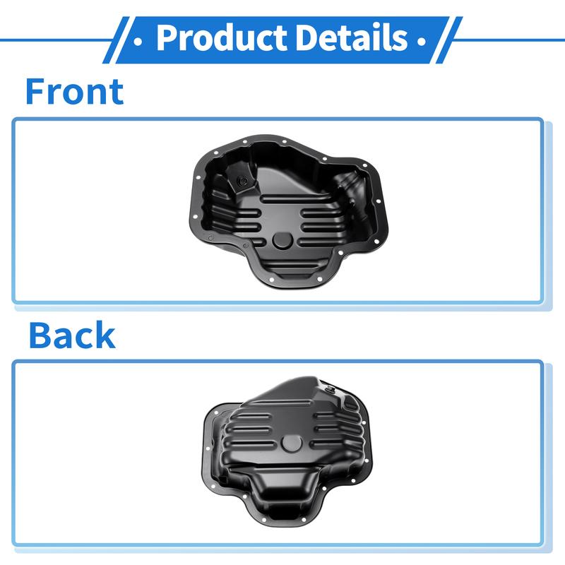 UXCELL 1 шт. №1210128060 Масляный поддон двигателя для Toyota RAV4 2006-2008 для Toyota Solara 2006-2008 для Toyota Camry 2007-2009