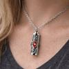 Crystal Cremation Urn Necklace Birthstone Ashes Pendant Memorial Jewelry  Keepsake Jewelry