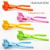 Snowball Clamp Duck Snowflake Grenade Shape Snowball Making Tongs Winter Outdoor Snow Play Sports Toys Snowball Throwing Tool