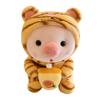 Cartoon Animal Transformed Into Milk Tea Pig Plush Toy New Product Small Frog Doll Grab Machine Doll Doll