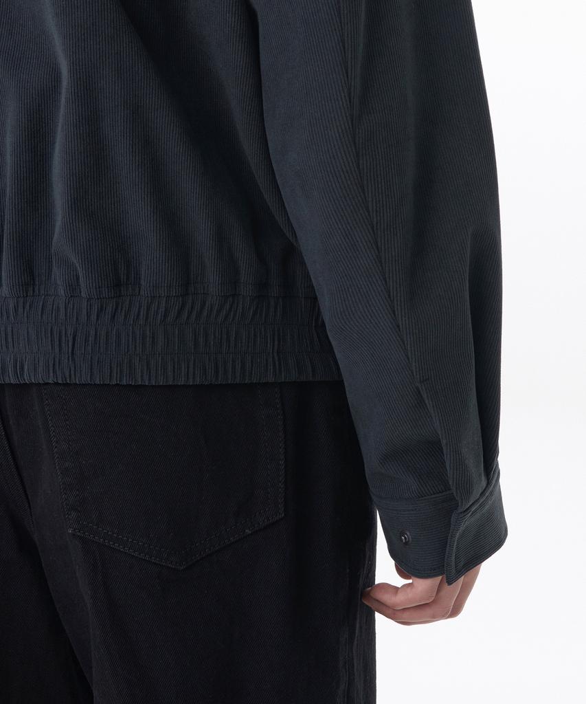 Musinsa Standard 14W Corduroy Minimal Blouson Jacket [Iron Grey]