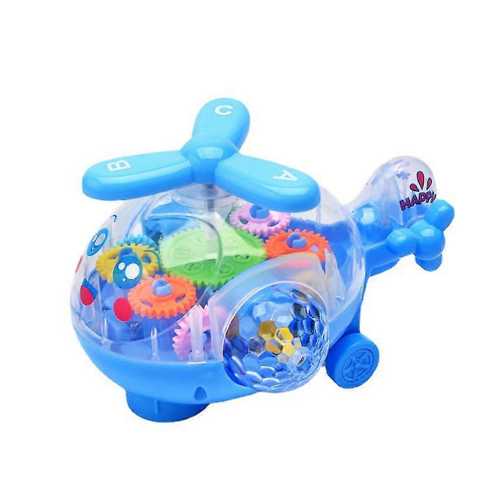 Electric Airplane Toy Model with LED Flashing Lights and Music - Perfect Gift for Boys and Girls