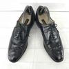 Кожаные туфли Oakwoods Full Brogue Wingtip [9.5D/27.0/Черный] Винтаж(ИСПОЛЬЗОВАЛ)