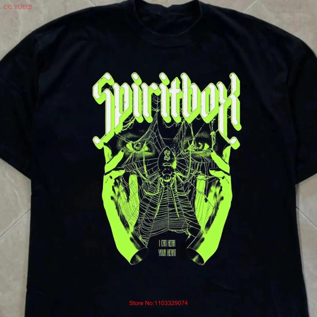 Spiritbox I CAN HEAR YOUR HEART T Shirt Concert S 5XL TR602 vintage Washed Unisex designer clothes homme fashion Stretched Soft