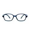 Intellilens Squarish Oval Kids Computer Glasses for Eye Protection | Zero Power& Blue Light Filter Glasses | Blue Cut Lenses for Boys and Girls