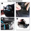 Sports Action Camera Motorcycle Helmet Chin Stand Helmet Straps Mount Full Face