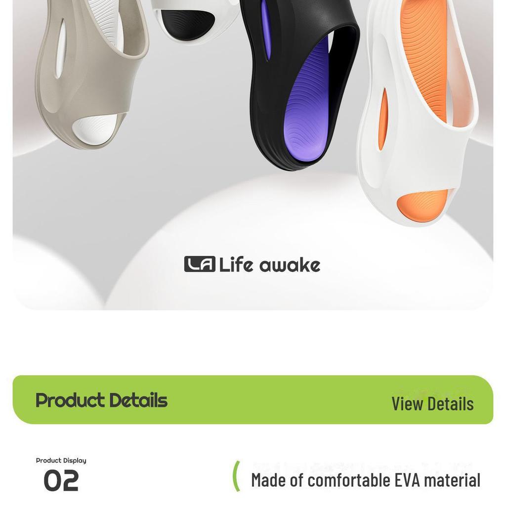 Мужские летние сандалии EVA для активного отдыха 2025 года с противоскользящей подошвой — повседневные спортивные тапочки с толстой подошвой