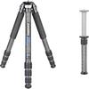 INNOREL Camera Tripod Carbon Tripod Single Lens Reflex Tripod with Ball Head 4 Steps Telescopic Working Height Pipe Diameter 25KG Maximum Load