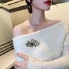 Брошь Застежки для шарфа Неправильная форма Многослойное покрытие Застежка для шарфа Устойчивая к окислению Пуговица для шарфа Сплав Аксессуар для шарфа