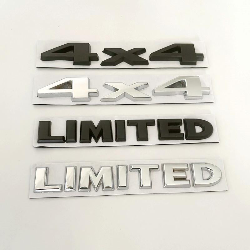 3D Metal Car Trunk Badge Stickers For Jeep 4X4 Limited Letters Emblem Logo Grand Cherokee Overland Compass Wrangler Accessories ALS1