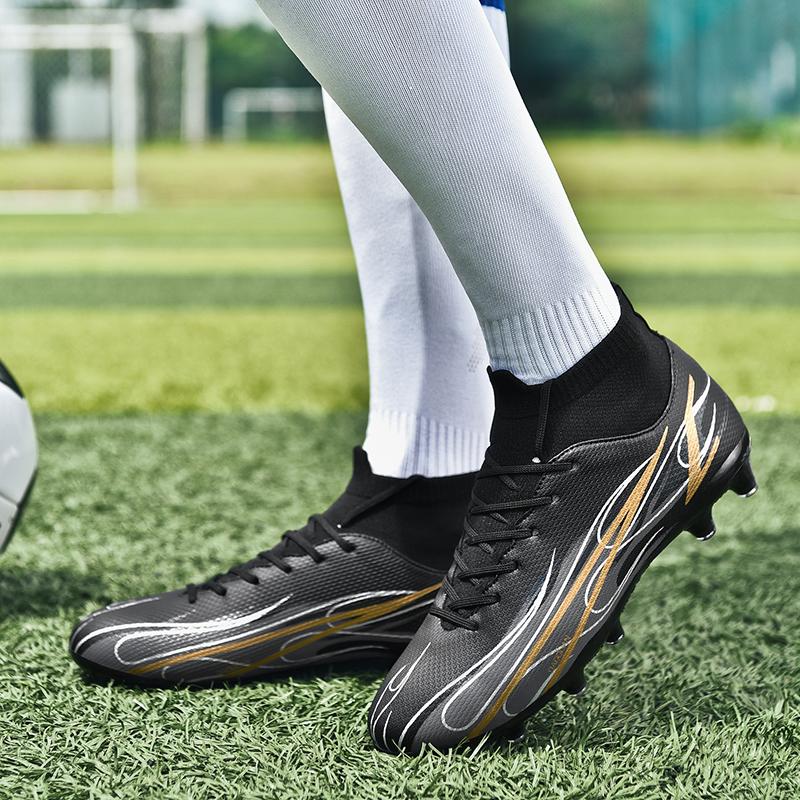 35-47Унисекс футбольные бутсы AG Spike, женские профессиональные тренировочные кроссовки с искусственным газоном, детские футбольные бутсы