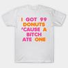 Футболка женская 99 Donuts Harajuku Print Kawaii футболка летняя женская футболка с коротким рукавом топ футболка