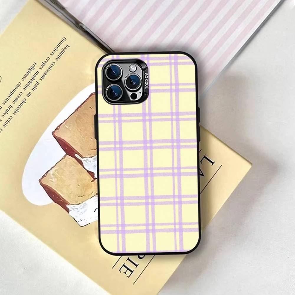 Чехол для телефона в корейском стиле Ins для iPhone 17,16,15,14,13,12,11 Plus,Pro Max,XS,Цветной серебряный внутренний чехол
