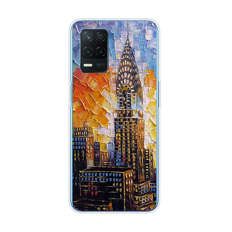 Нью-йоркский модный чехол для Realme 8 8i V3 V5 GT Neo Flash Edition Explorer Master Neo2 Narzo 30 50i 50A C21Y