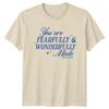 You Are Fearfully Wonderfully Made Psalm 139:14 Christian T-Shirt