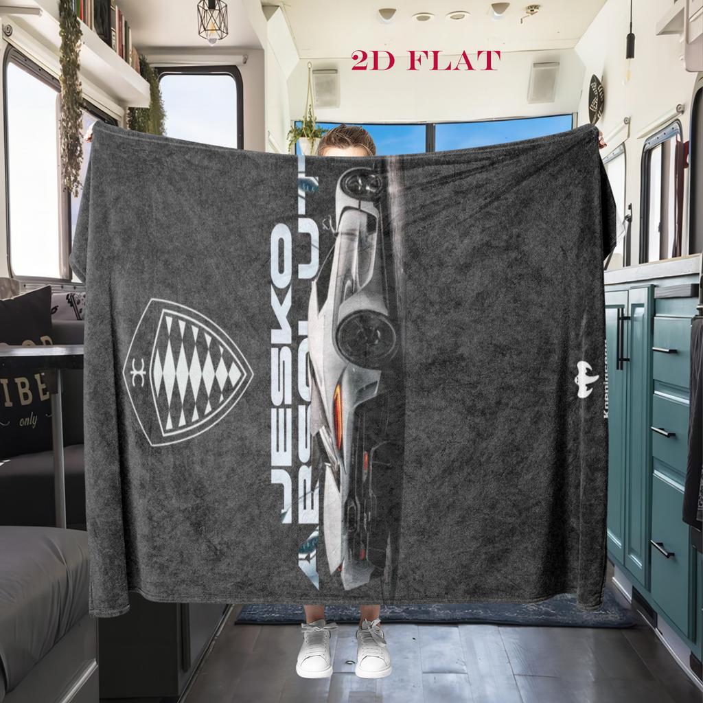 Koenigsegg Jesko: Elegance blanket sofa blanket Home Decor bedroom Machine washable Digital printing