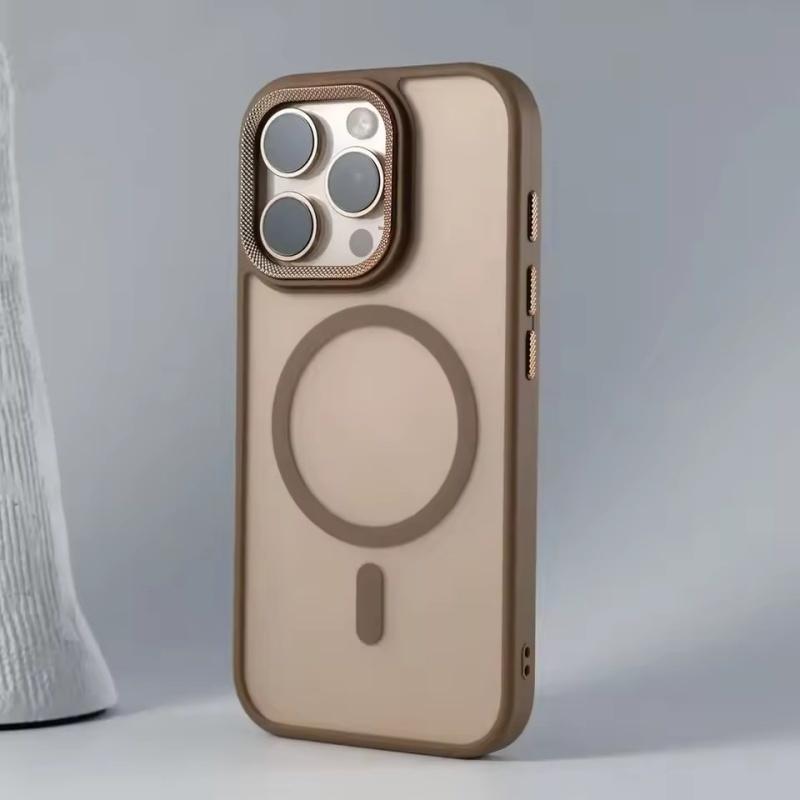 Роскошный защитный чехол Spiricle Camera для iPhone 15 16 Pro Max 16 Plus, чехлы Magsafe для iPhone 14 12 11 13 Pro Max, матовый чехол