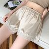 Ice Silk Safety Pants Women's Summer Thin Anti-light Can Be Worn Outside Loose Home Shorts Bottoming Insurance Pants Two-in-one