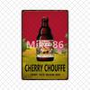 [ Mike86 ] Бельгийское пиво La Mc Cherry Chouffe Bok Soleil Металлическая жестяная табличка Настенный плакат Жестяная картина Украшение для паба S-02 20*30 СМ