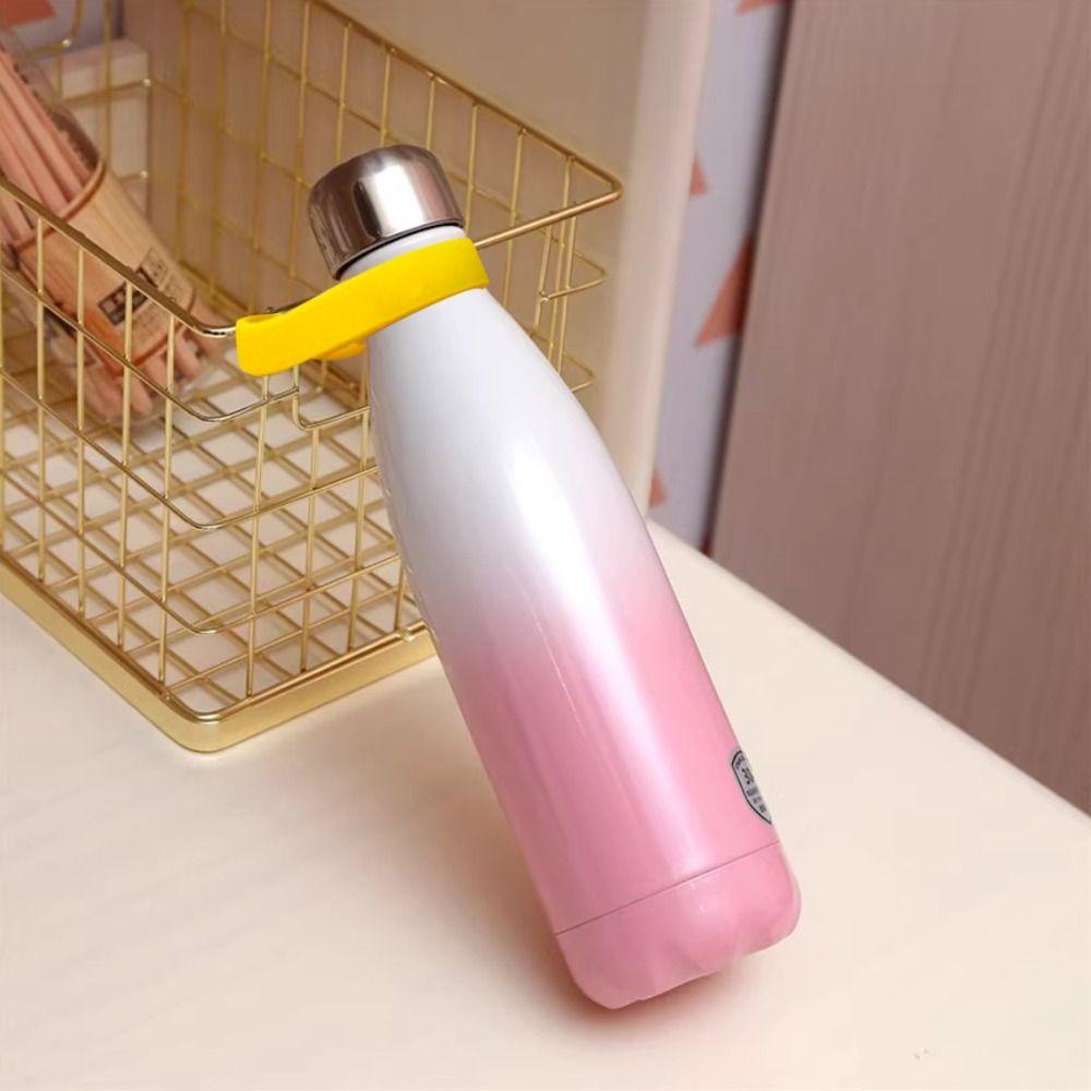 Силиконовая подвесная пряжка для чайника, вакуумная чашка, держатель для спортивной бутылки с водой, ручка, шнур для переноски, кемпинг