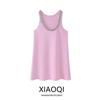 Fashion Style 2024 Summer New Arrival Women's Round Neck Sleeveless Jewelry Inlaid Plain Stitch Mini Dress 5755025