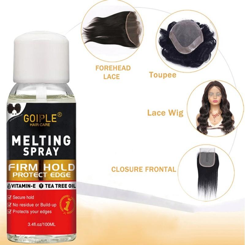 GOIPLE Wig Installation Kit Set with Lace Tint Mousse Melting Spray Wig Glue Remover Wax Stick Edge Control & Tools Wig Kit for Beginners & Daily