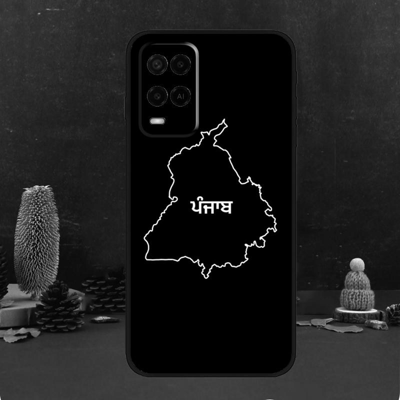 Карта Пенджаба для OPPO A96 A76 A16 A54 A74 A94 A58 A78 A98 A5 A9 A53 A52 A72 A91 A15 A17 A57 A77 A79 Чехол