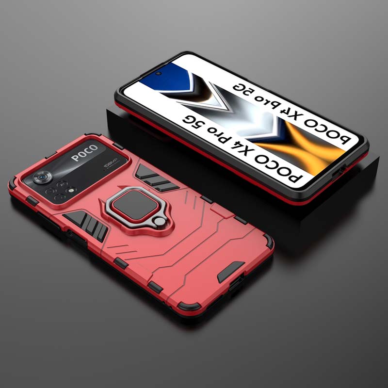 Противоударный чехол для Xiaomi POCO X5 X6 F5 M6 Pro X3 X4 GT F2 F3 F4 M3 M4 M5 M5S C40 C65 4G 5G чехол для телефона Armor Holder Back Coque