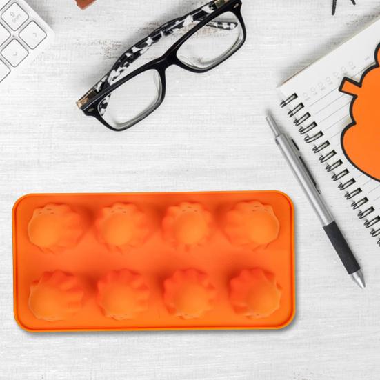 1/2 шт. 3D-форма для привидения из силикона для шоколадных десертов, конфет, желе, пищевая форма для выпечки в форме привидения, легко снимаемая, принадлежности для выпечки на Хэллоуин